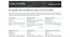 Desktop Screenshot of liencredit.fr