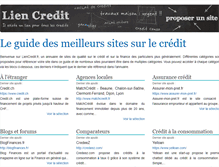 Tablet Screenshot of liencredit.fr